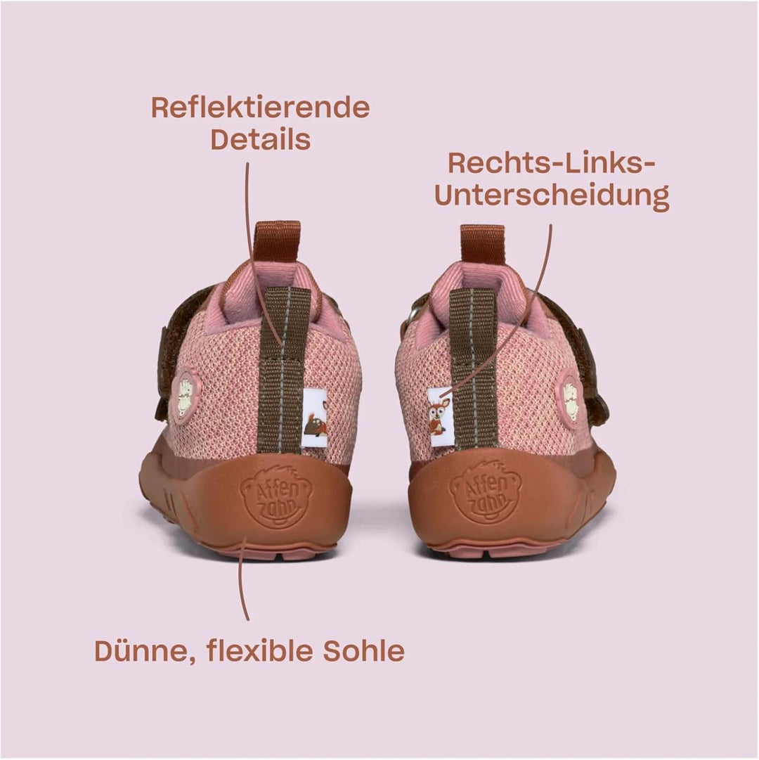 Affenzahn Barfussschuh Leder Kinderschuh für Jungen und Mädchen 21 EU Hase Petrol, 21 EU Hase Petrol