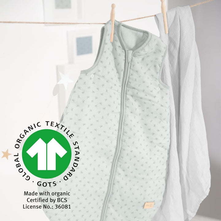 roba Babyschlafsack Lil Planet für Neugeborene - 70 cm - Ganzjahres Schlafsack aus Bio Baumwolle - M