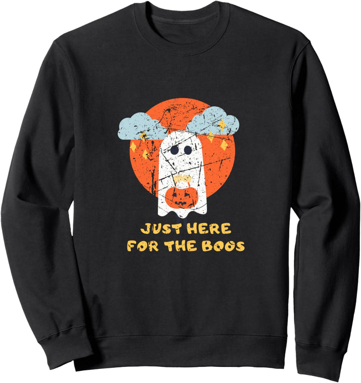 Ghost Scary Night Halloween Wortspiel nur hier für die Boos Sweatshirt