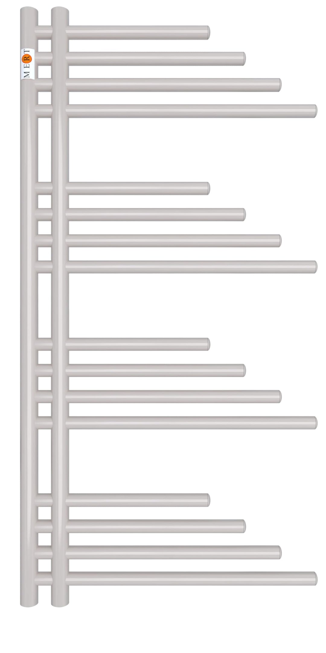 MERT Design Badheizkörper BELLUNA Weiss 500 x 1000 mm Mittelanschluss