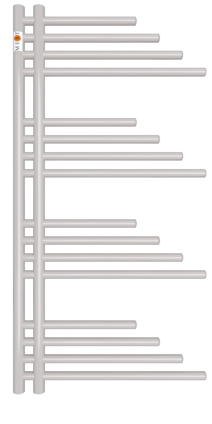MERT Design Badheizkörper BELLUNA Weiss 500 x 1000 mm Mittelanschluss