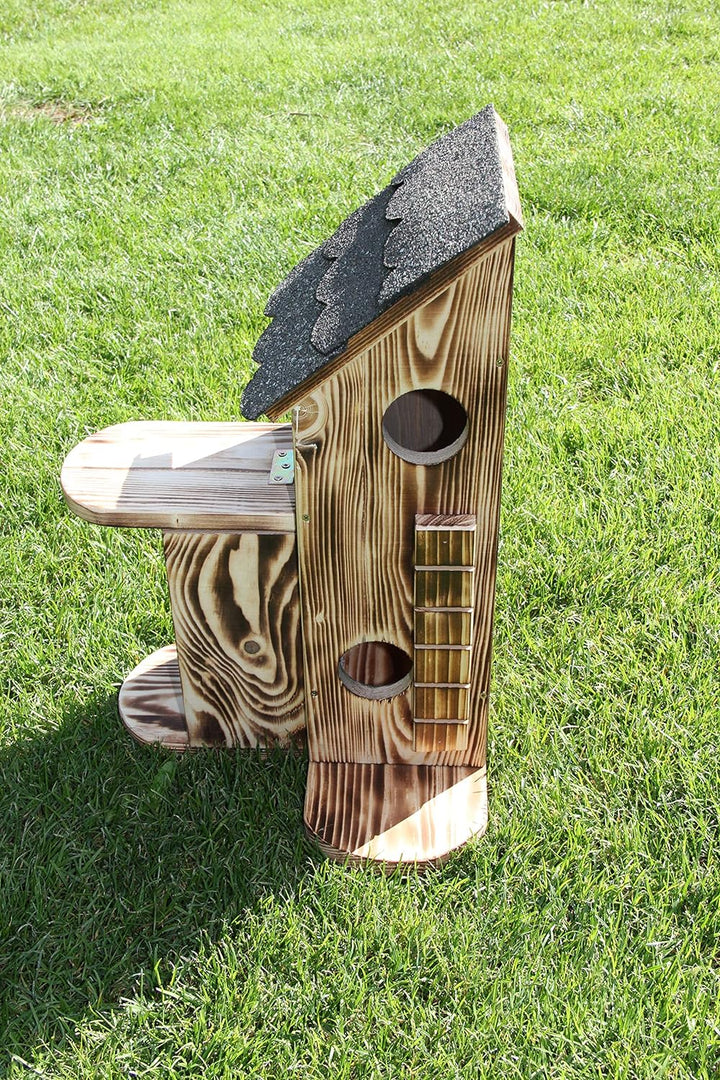 Garten und Holztrends Eichhörnchenfutterhaus-Eichhörnchen-Eichhörnchenhaus-Kobel-Eichhörnchenhaus-Ei