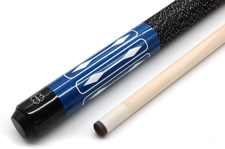 Billardqueue Pool Queue First, 2-teilig, 147 cm, 520 gr Blau, Blau