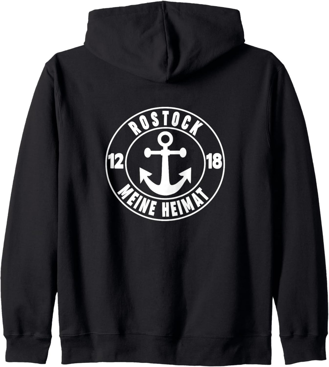 Rostock Rostocker Stadt Spruch Sprüche Ostsee Design Kapuzenjacke