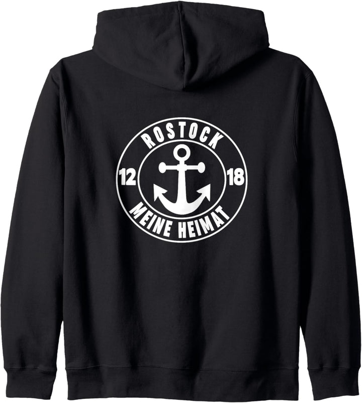 Rostock Rostocker Stadt Spruch Sprüche Ostsee Design Kapuzenjacke