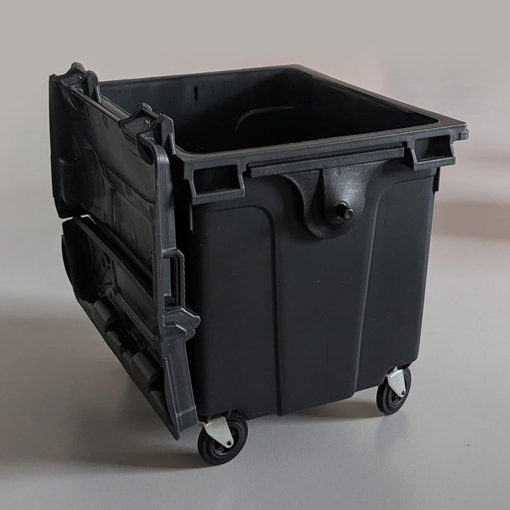 Sulo Mini Mülltonne Container 1100L Nachbildung | Tisch-Mülleimer Klein | Desktop Büro Schreibtisch