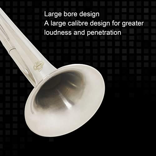 Trompete, Langlebiges Messing-Retro-B-Flachhorn-Standardtrompeten-Musikinstrument für Schulband-Kava