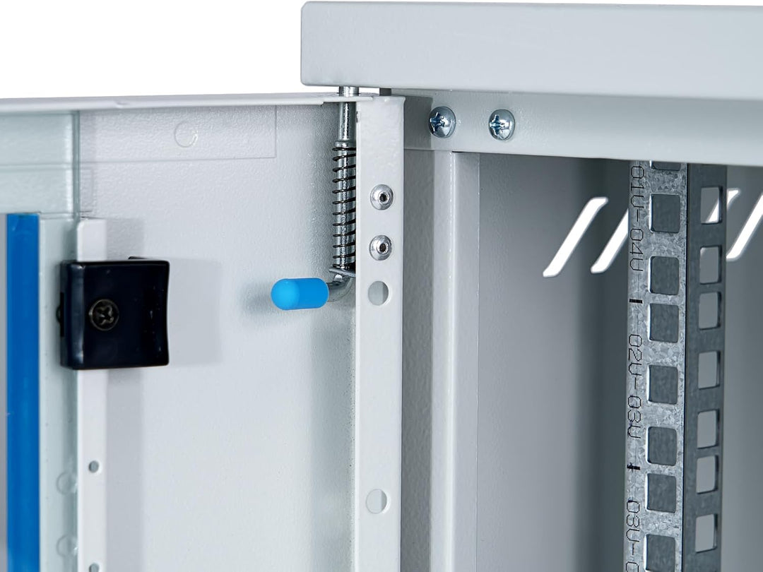 Netzwerkschrank I Serverschrank 19 Zoll I 400 mm Tiefe I Wandmontage 543 x 400 x 469 mm I unmontiert