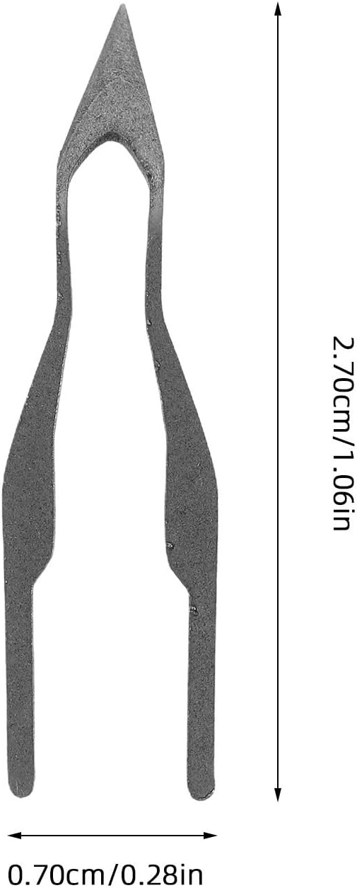 Garneck Holzbrennerstift Brennspitzen mit Drahtspitze Eisenmaterial für Exakte Holzgravur Hitzebestä