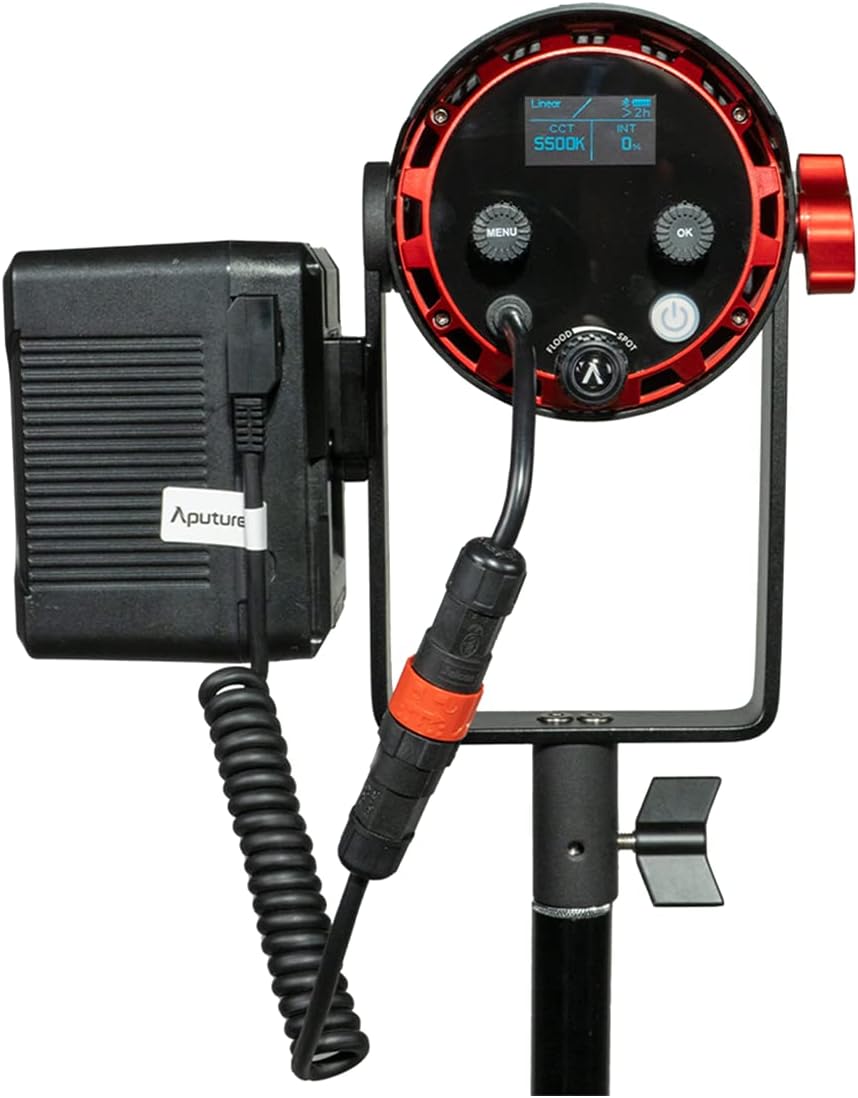 Aputure LS 60x 60W COB Bi-Color LED Videoleuchte CRI95+ TLCI95+ bis zu 30.000+ Lux@1 Meter, unterstü