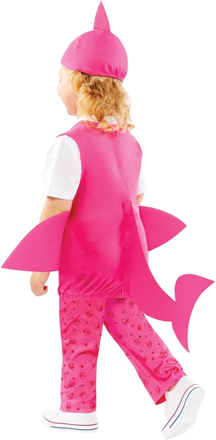 Amscan - Kinderkostüm Mummy Shark, Hai, Baby Shark, Karneval, Fasching, Mottoparty 92, 92
