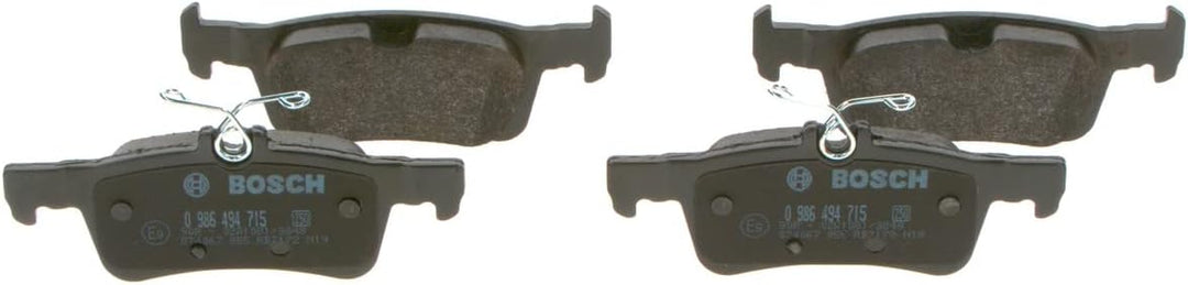 Bosch BP1710 Bremsbeläge - Hinterachse - ECE-R90 Zertifizierung - vier Bremsbeläge pro Set