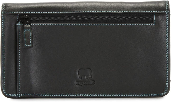 mywalit - Leder Damen Geldbörse - Medium matinee Purse Wallet - 237-4 - Black pace Einheitsgrösse Sc