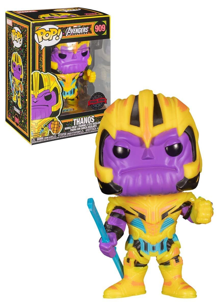 FUNKO Pop! Marvel: Blacklight - Thanos Blacklight #909