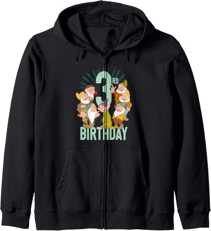 Disney Snow White Seven Dwarfs 3rd Birthday Portrait Kapuzenjacke
