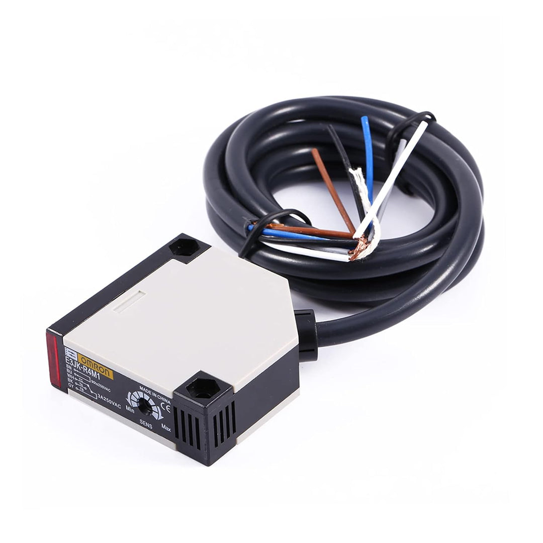 Reflektor Lichtschranke AC 90-250 V 3A Sensor für Lichtschranke E3JK-R4M1 Schalter für Spiegelreflex