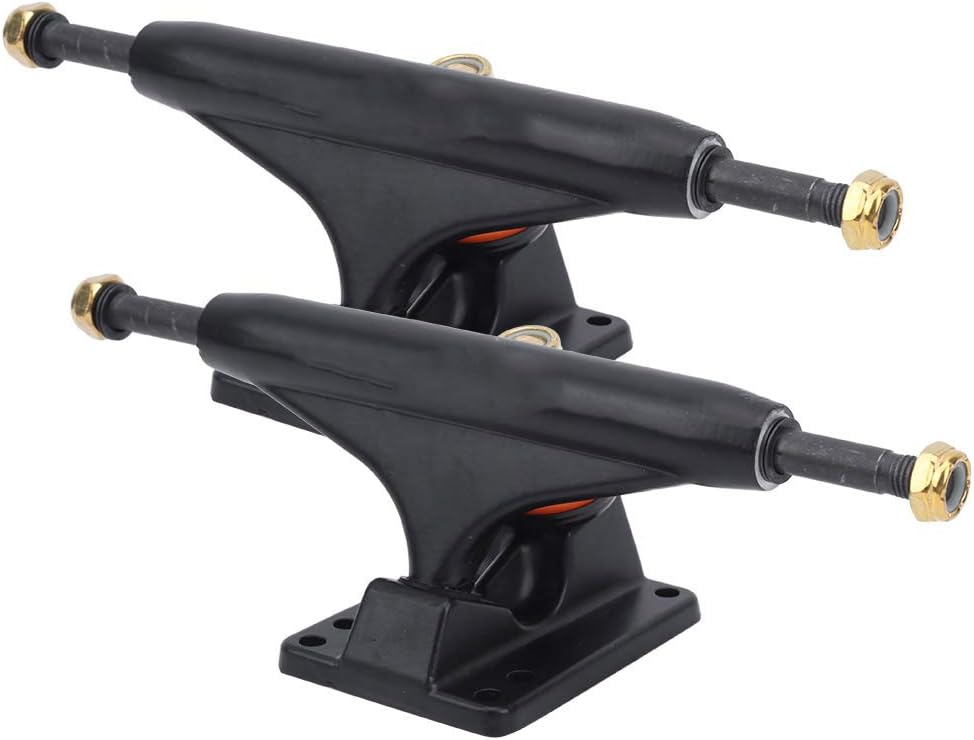 Keenso Skateboard Trucks, 2PCS Robuste Aluminium Skateboard Halterung Leichte Tensor Trucks Skateboa