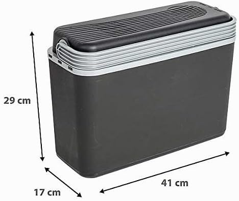 Bo-Camp Unisex – Erwachsene Auto Kühlbox, Schwarz, 12 Liter