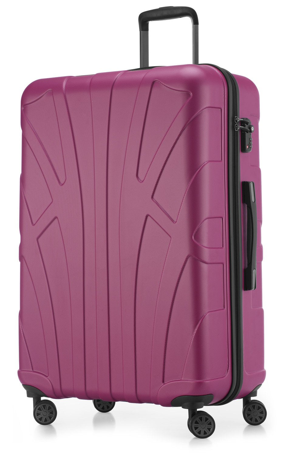 Suitline grosser Hartschalen-Koffer Koffer Trolley Rollkoffer XL Reisekoffer, TSA, 76 cm, ca. 96-110