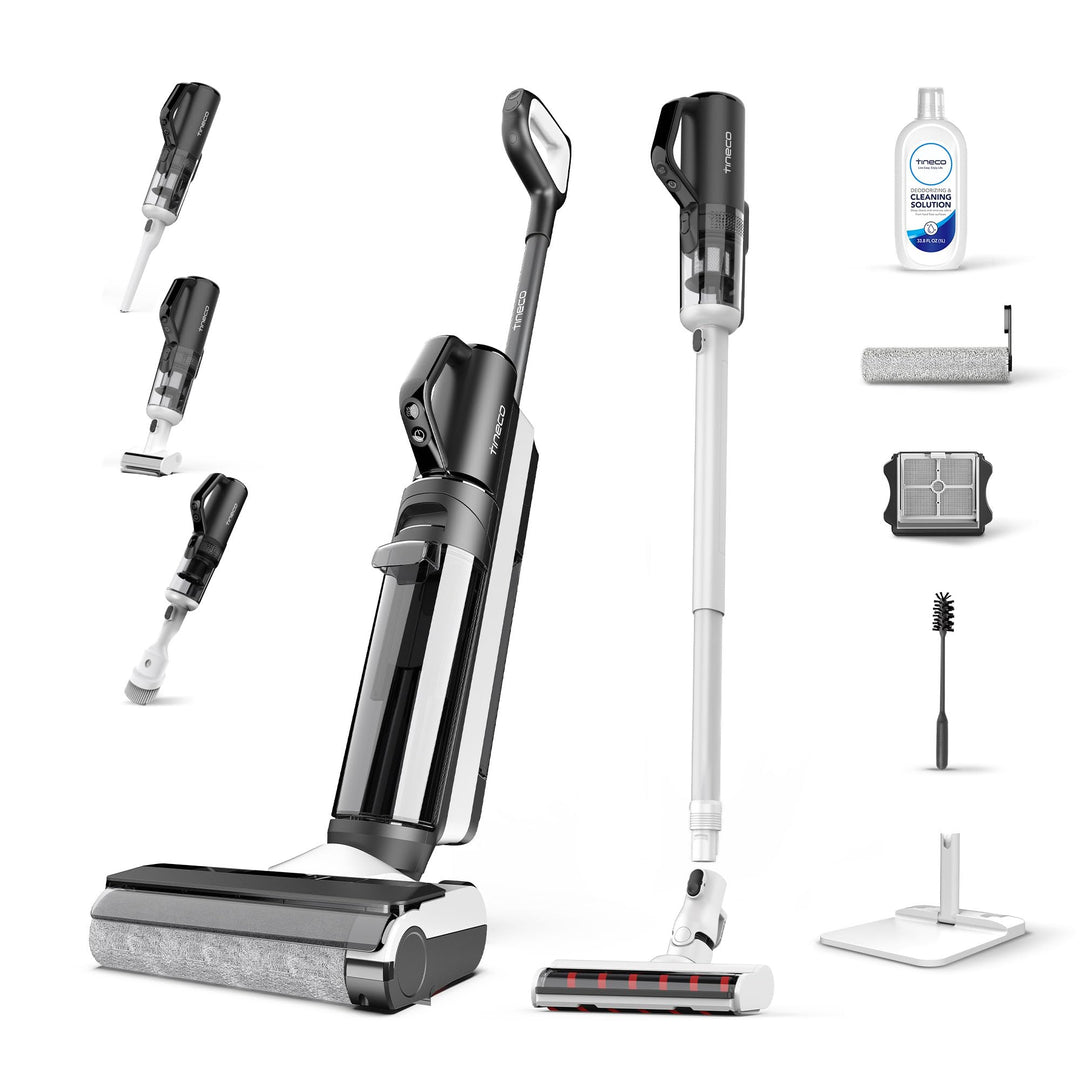 Tineco Smart Nass- und Trockensauger Floor one S5 Combo Power KIT kabelloser Fleckenreiniger, Tierha