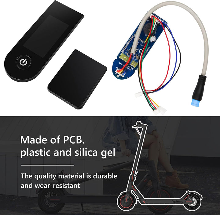 Yungeln Scooter Armaturenbrett mit Bluetooth V2.0 mit 3 Verbindungskabel Dashboard Platine + Abdecku