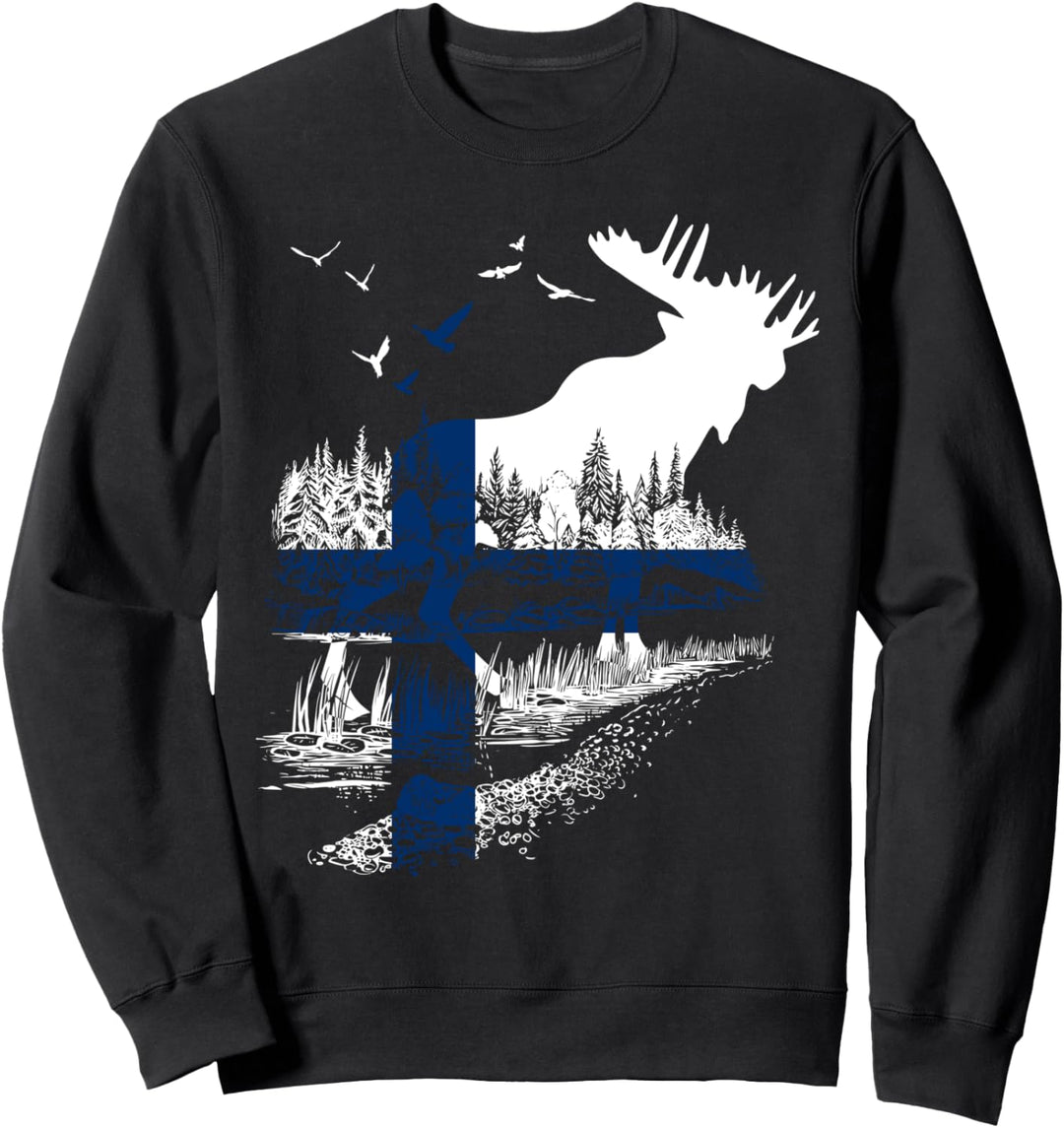 FINNLAND FAHNE FLAGGE ELCH FINNLAND Sweatshirt