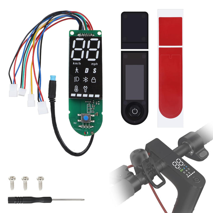 efuturetime E-Scooter Dashboard LED‑Display Nur für Xiaomi M365 1S Pro Pro2