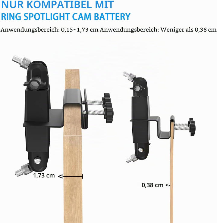 2-in-1 Dachrinnenhalterung für Arlo Solarpanel/Arlo Pro 3/Arlo Ultra/Arlo Ultra 2/Arlo Essential/Arl