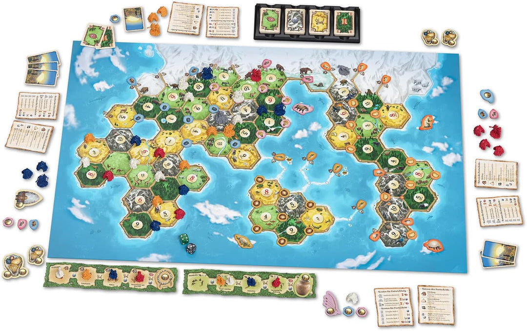 KOSMOS 683221 CATAN - Aufbruch der Menschheit, eigenständiges Spiel, deutsche Version, Gesellschafts