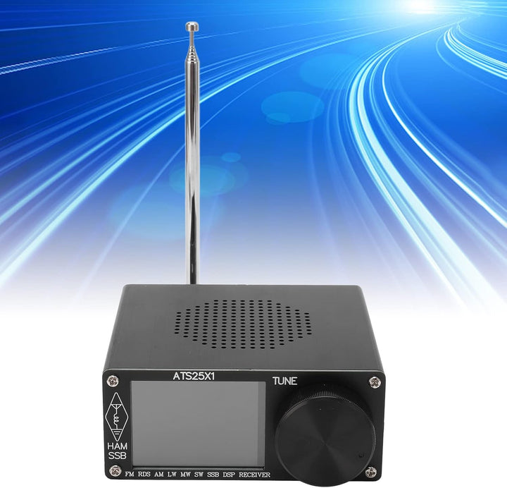 ATS25X1 Upgrade Si4732 Vollband-FunkempfäNger FM AM (MW und SW) SSB-KurzwellenempfäNger mit 2,4-Zoll
