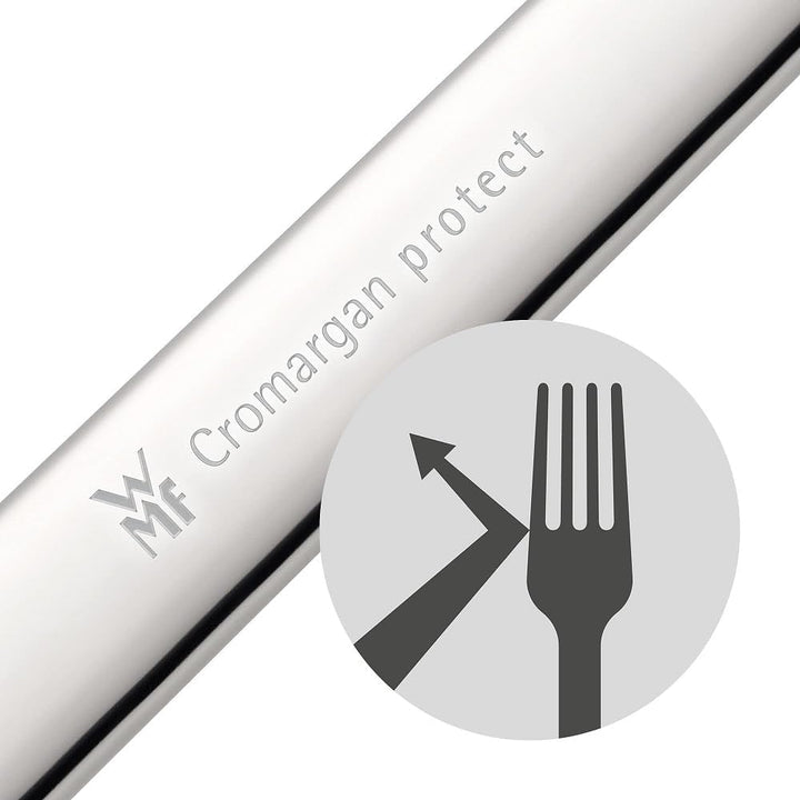WMF Merit Serviergabel 20 cm, Vorlegegabel, Aufschnittgabel, Cromargan protect Edelstahl poliert, kr