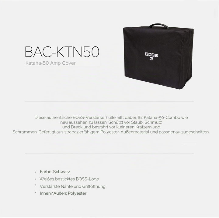 BOSS BAC-KTN50 Custom-Schutzhülle für Katana-50 & Katana-50 MkII Verstärker | Mit der authentischen