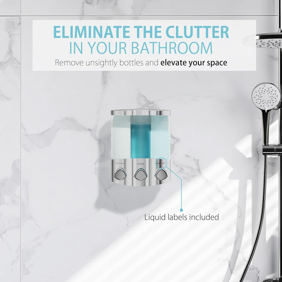 Better Living 76344-1 Spender, Chrom, 3-Chamber Chrome 3-Chamber, Chrome 3-Chamber