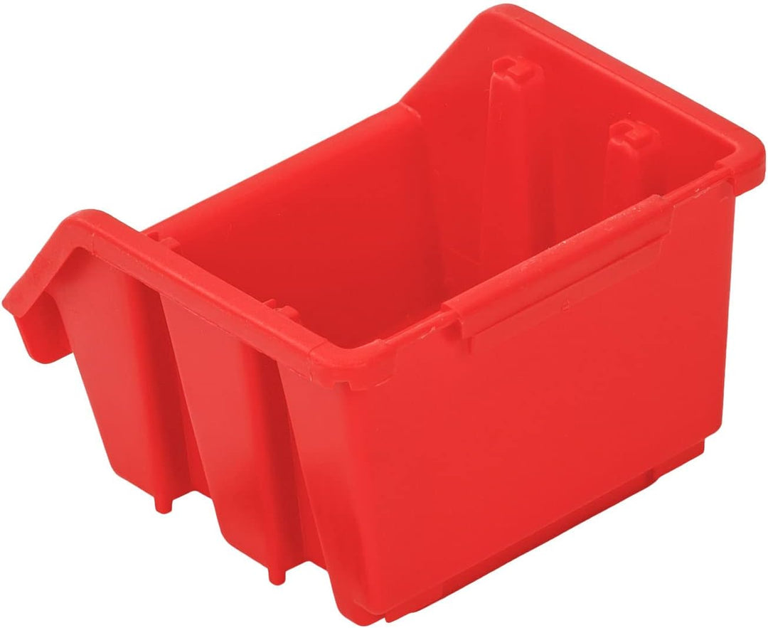 Stapelboxen Set – 10x Stapelbox für Werkzeugwand 115 x 75 x 118 mm – Sichtbox Stapelkasten Stapelbox