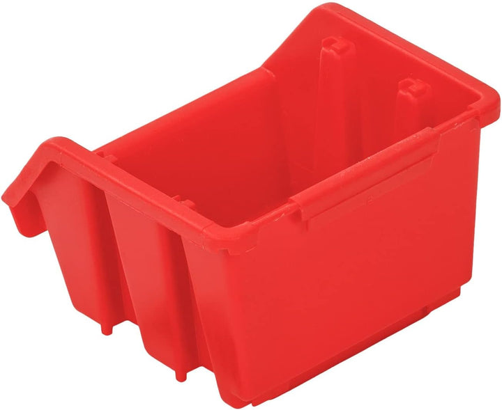 Stapelboxen Set – 10x Stapelbox für Werkzeugwand 115 x 75 x 118 mm – Sichtbox Stapelkasten Stapelbox