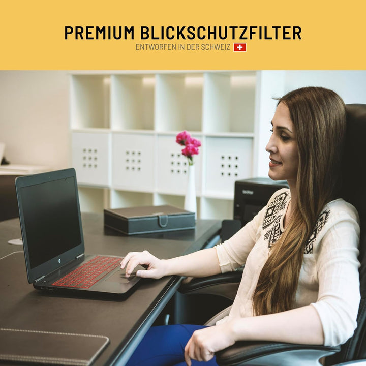 VistaProtect – Premium Blickschutzfilter & Anti-Blaulichtfilter, Privacy Filter Anti Blue Light Blic