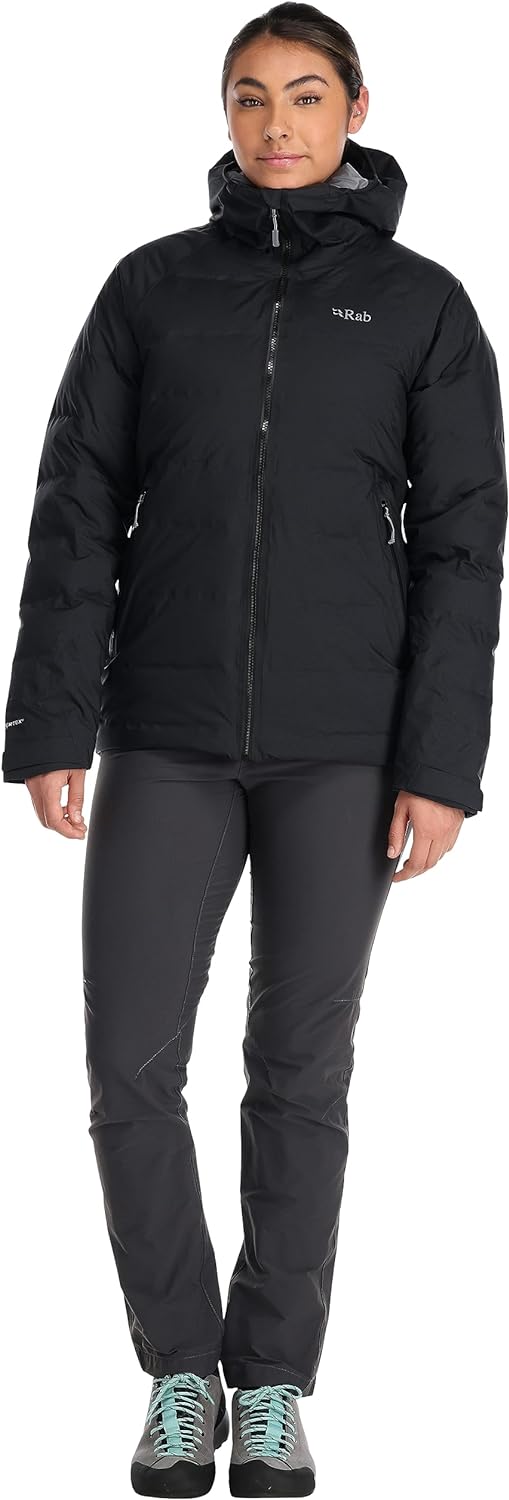 Rab Valiance Jacket Women 10 UK Damen black BL, 10 UK Damen black BL