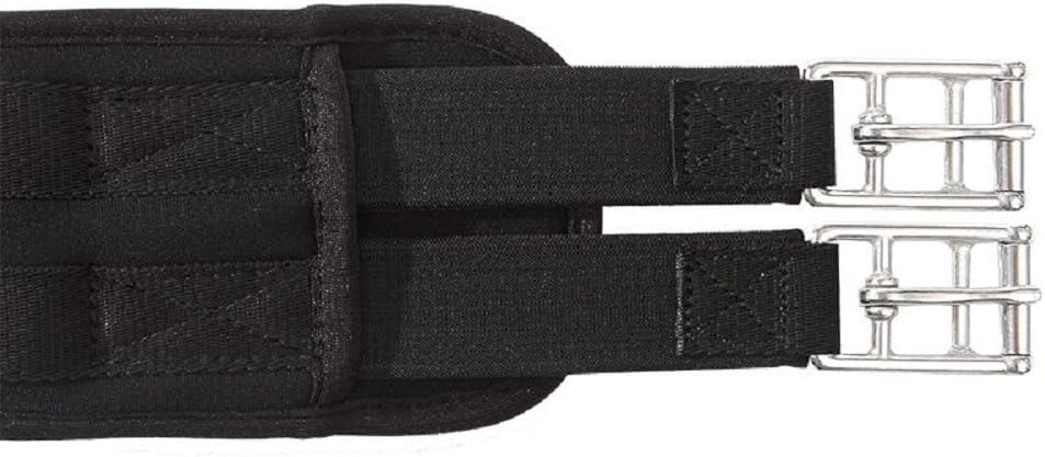 KAVALKADE Langgurt Memory-Schaum "Classic" mit Elast 140 cm Schwarz, 140 cm Schwarz