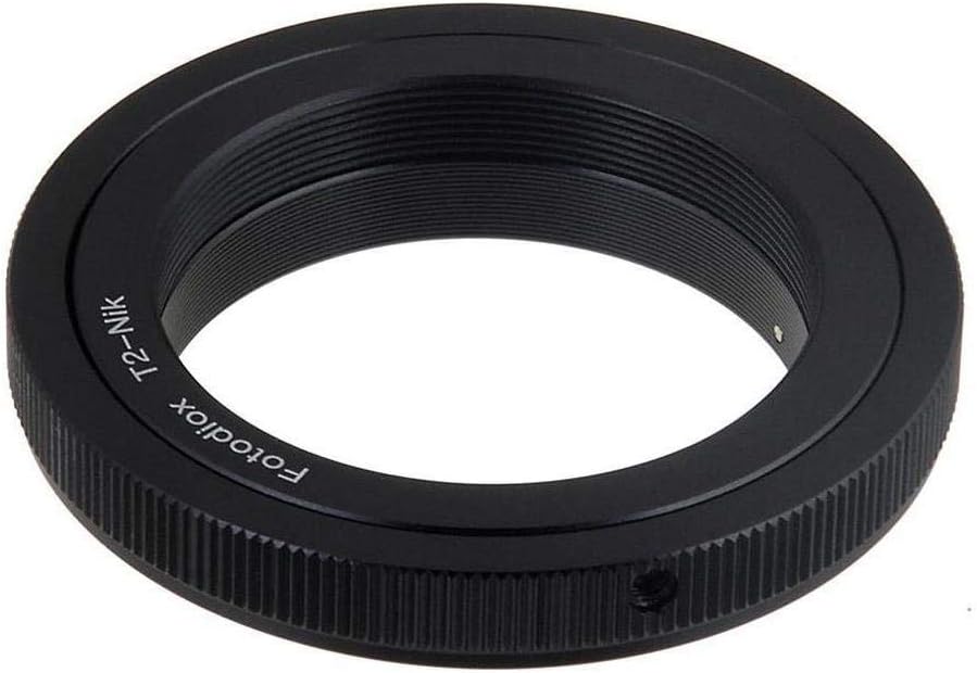 Fotodiox Lens Mount Adapter Compatible with T-Mount (T/T-2) Thread Lenses on Nikon F-Mount Cameras T