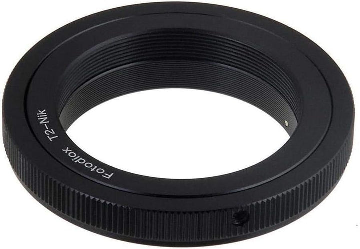 Fotodiox Lens Mount Adapter Compatible with T-Mount (T/T-2) Thread Lenses on Nikon F-Mount Cameras T