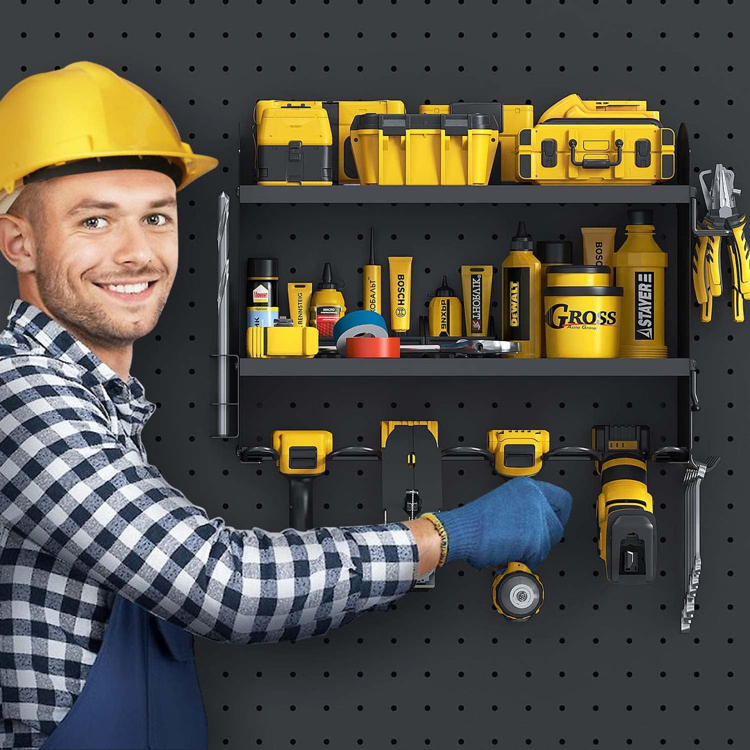 Bomclap Power Tool Organizer Elektrowerkzeug bohrer Aufbewahrung Schlagbohrschrauber 4 Steckplätze H