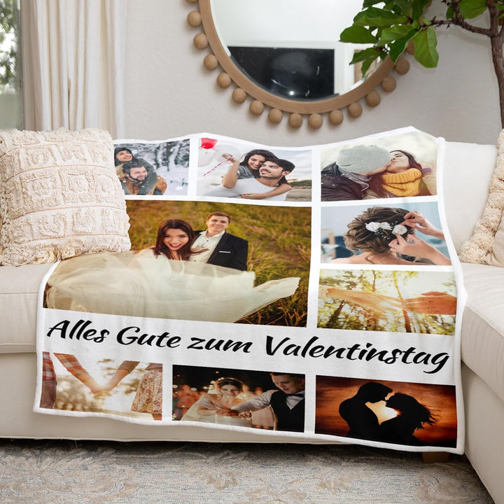 LNM Personalisierte Decke mit Foto, Personalisierte Decken, Personalisierte Kuscheldecke, Personalis