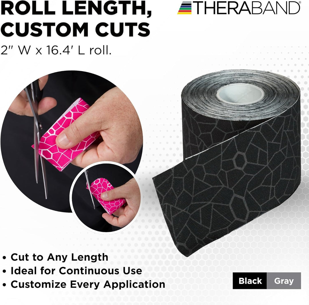 Thera-Band Kinesiologisches Tape Kinesiology Tape Rolle 5m x 5cm Mehrfarbig, OneSize