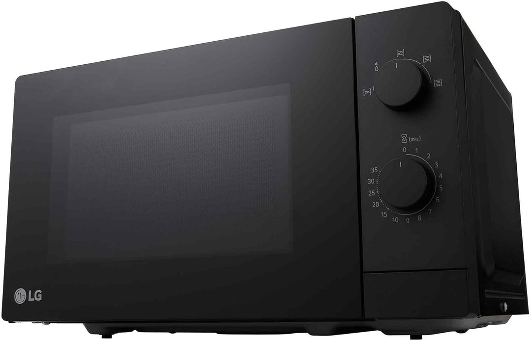 LG MS2082F Solo-Mikrowelle mit 700 W, 20 L Kapazität, 439 mm Breite. Intuitive Doppel-Drehregler, he