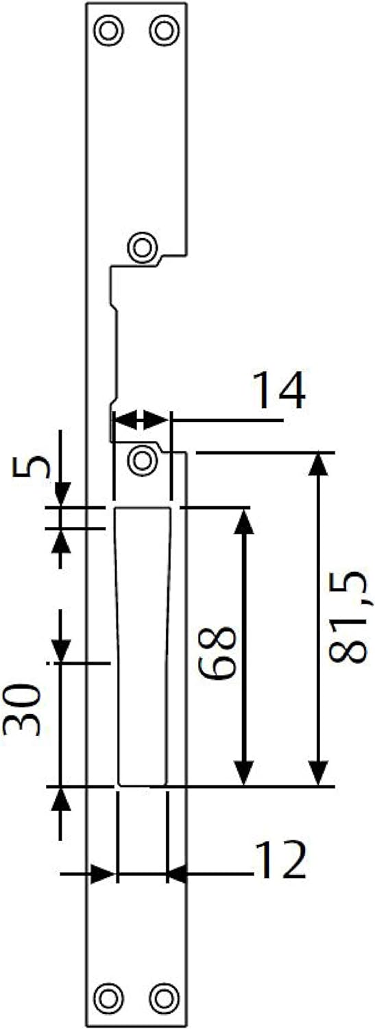 Tesa Assa Abloy Ceraudlbi - Elektrisches Türschloss, CERAUDLBI