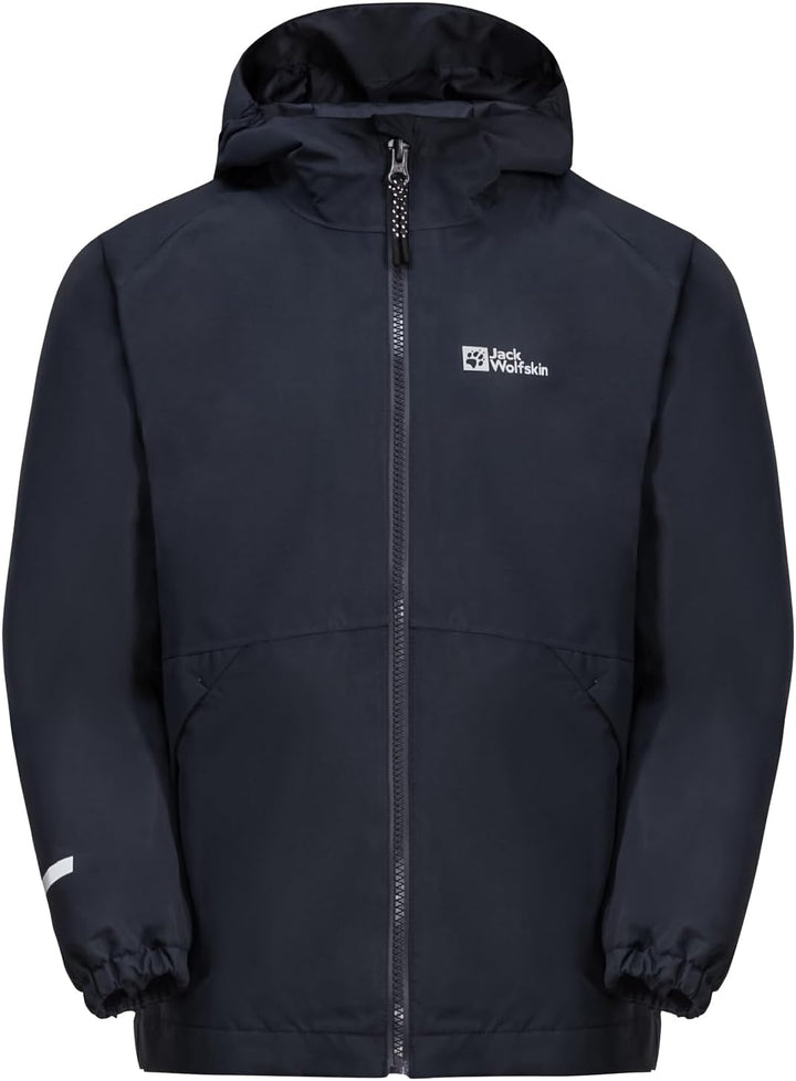 Jack Wolfskin Unisex Kinder Iceland 3in1 Jacket K Jacket 104 night blue, 104 night blue