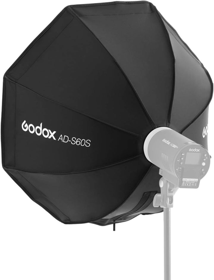 Godox AD-S60S 60 cm achteckiges Studio Softbox Speedlite Speedlight Diffusor Godox-Halterung mit Git