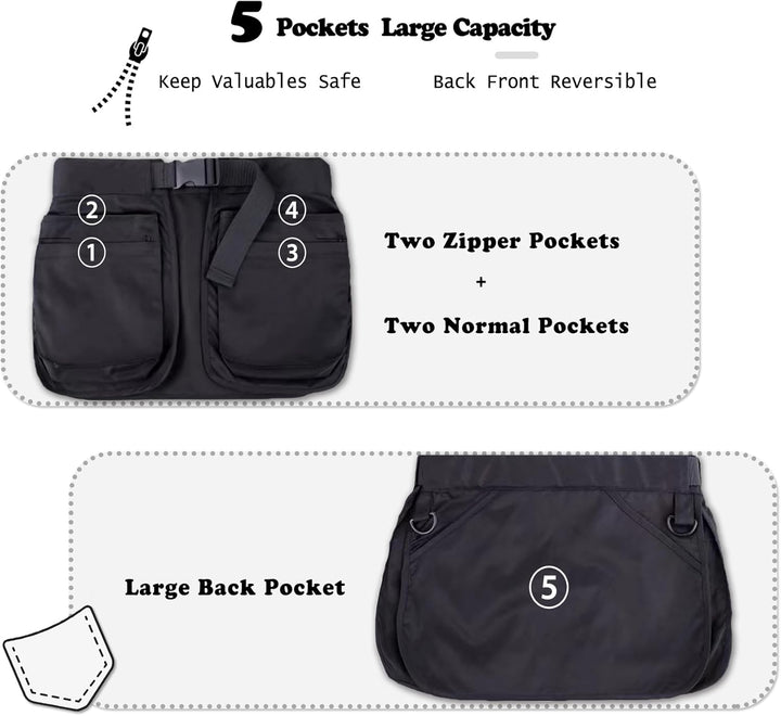 Hundetrainer-Leckerli-Tasche mit abnehmbaren Taschen, handfreier Taillengürtelclip, Hundeführer-Trai