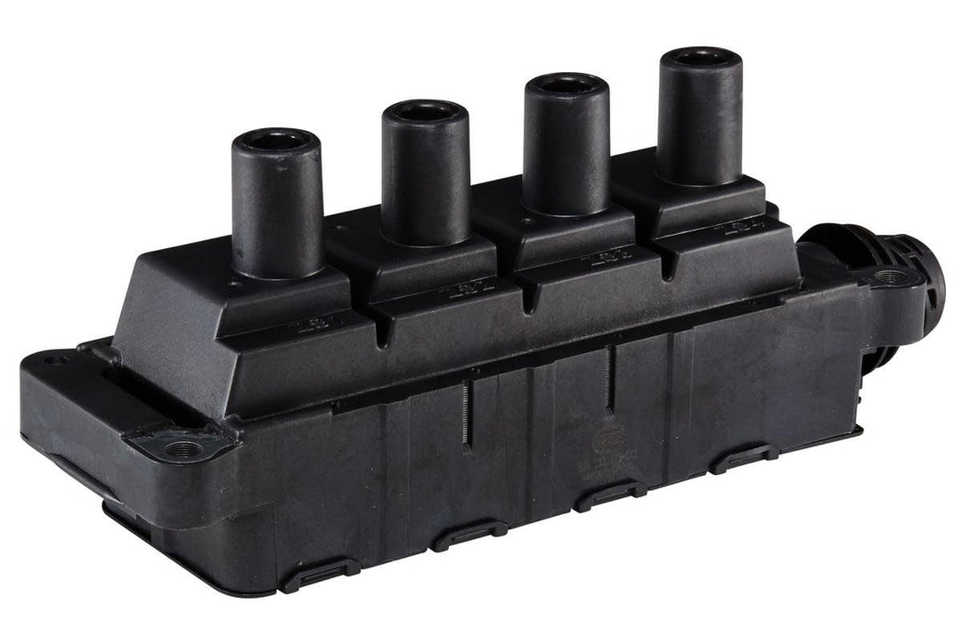 HELLA 5DA 193 175-641 Zündspule - 12V - 6-polig - Blockzündspule - geschraubt