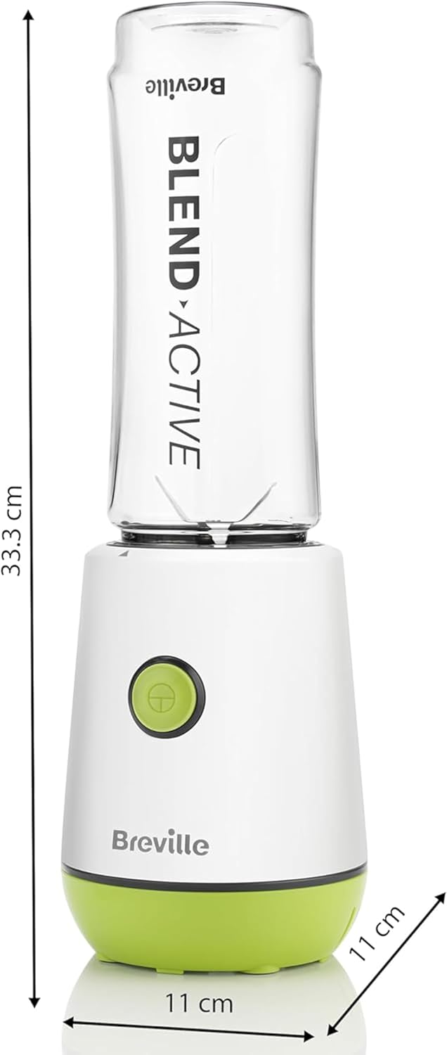 Breville Blend Active VBL252 persönlicher Mixer und Smoothie-Maker, 350 W, Familienpackung, 4 tragba